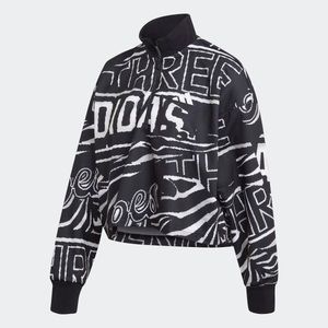 Adidas ALLOVER PRINT DOUBLEKNIT HALFZIP SWEATSHIRT